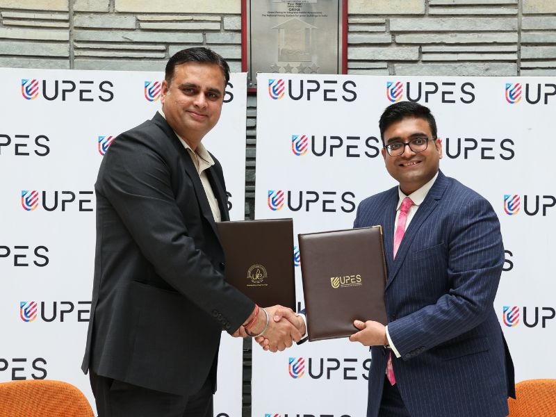 Agreement between Association of Chartered Certified Accountants (ACCA) and UPES is signed.